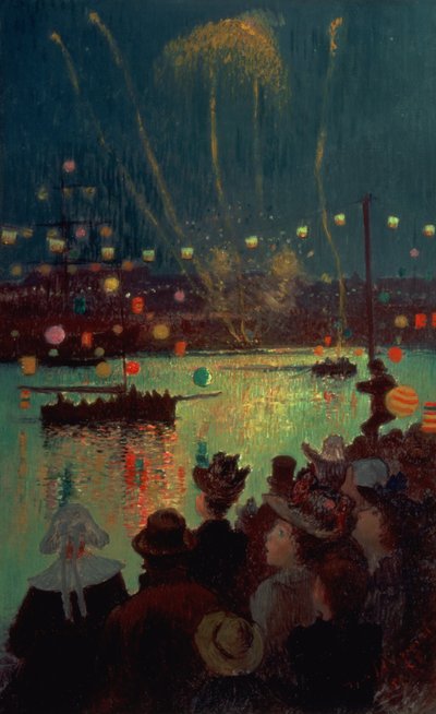 Bastille Day at Lorient, 1892 by Henry Moret